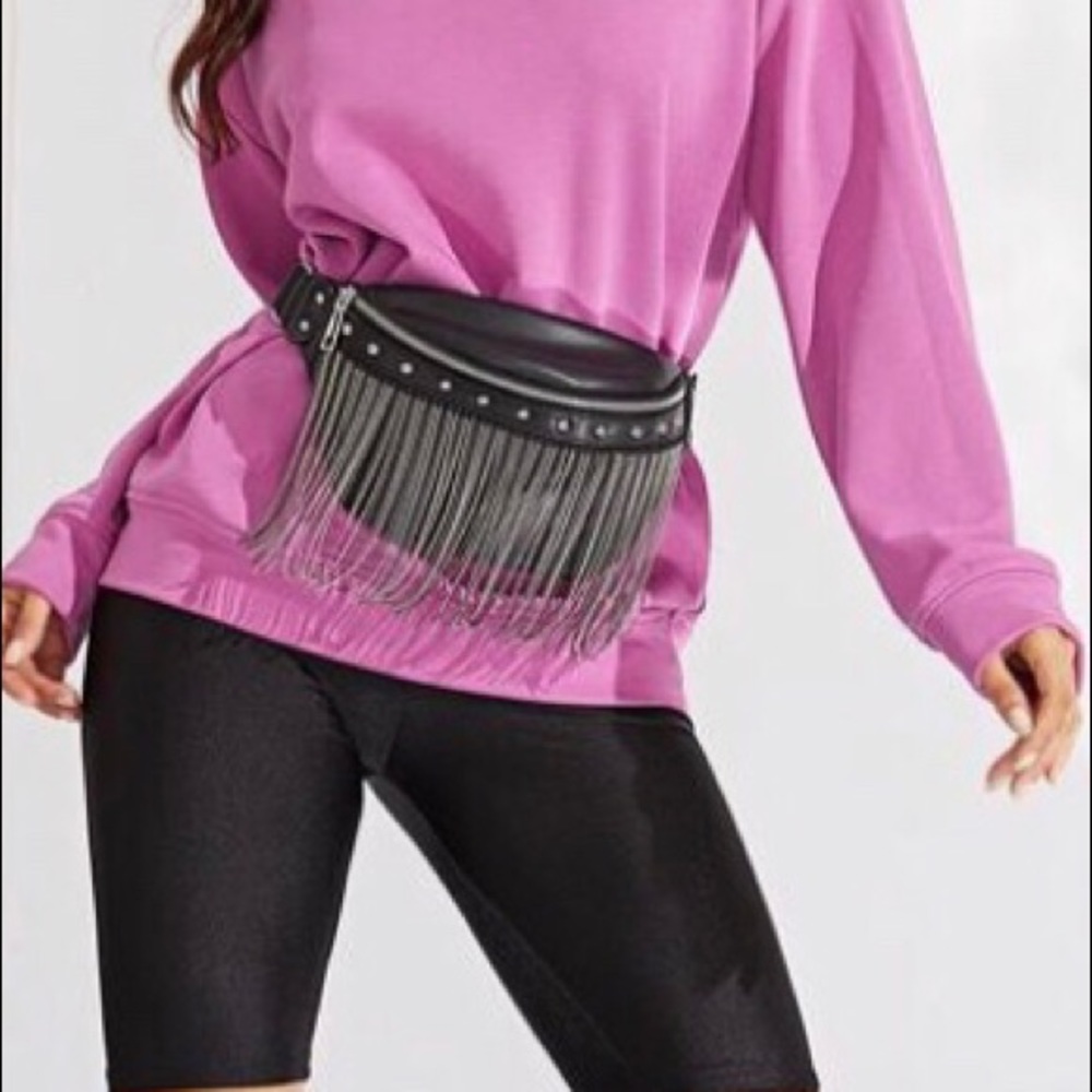 Stylish Black Fanny Pack